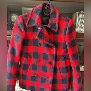 J crew wool pea coat , size 2